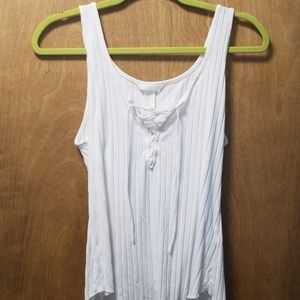 Lace Up Tank Top